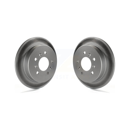 Coated Brake Rotor Rear Pair For Chevrolet Impala Buick Pontiac Grand Am Century