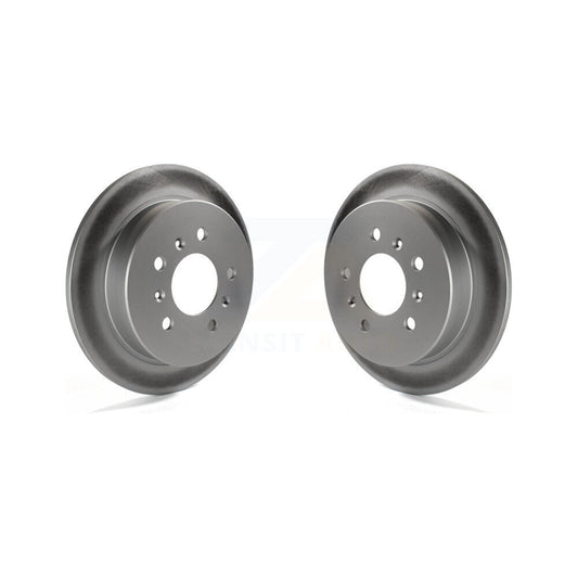 Coated Brake Rotor Rear Pair For Chevrolet Impala Buick Pontiac Grand Am Century