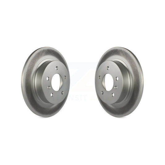 Coated Disc Brake Rotors Rear Pair For 2006-2011 Buick Lucerne Cadillac DTS