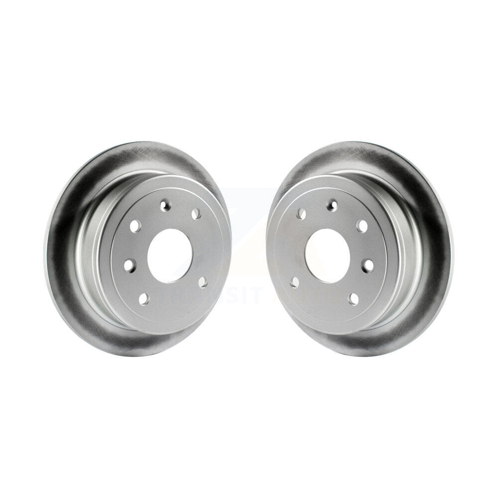 Coated Disc Brake Rotors Rear Pair For Chevrolet Optra Suzuki Forenza Reno