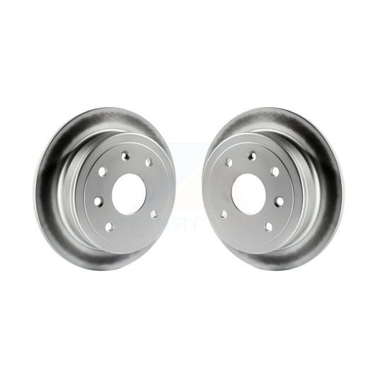 Coated Disc Brake Rotors Rear Pair For Chevrolet Optra Suzuki Forenza Reno