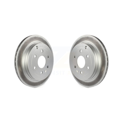 Coat Disc Brake Rotors Rear Pair For GMC Acadia Buick Enclave Chevrolet Traverse