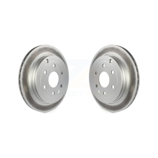 Coat Disc Brake Rotors Rear Pair For GMC Acadia Buick Enclave Chevrolet Traverse