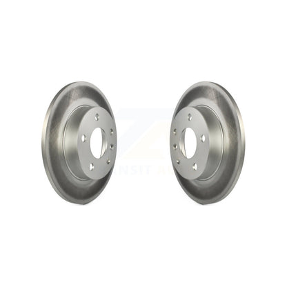 Coated Disc Brake Rotors Rear Pair For 2008-2009 Saturn Astra