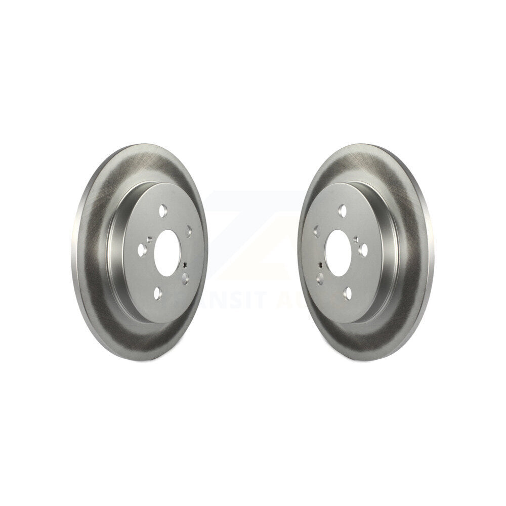 Coated Brake Rotors Rear Pair For Toyota Corolla Matrix Prius Prime Pontiac Vibe