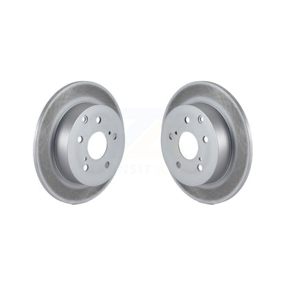 Coated Disc Brake Rotors Rear Pair For Toyota Matrix Pontiac Vibe