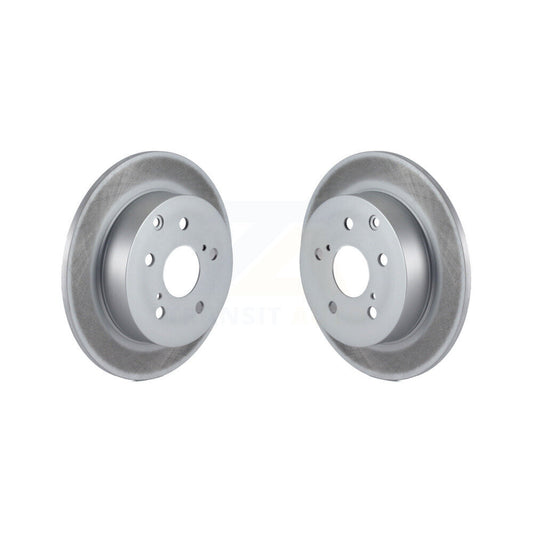 Coated Disc Brake Rotors Rear Pair For Toyota Matrix Pontiac Vibe