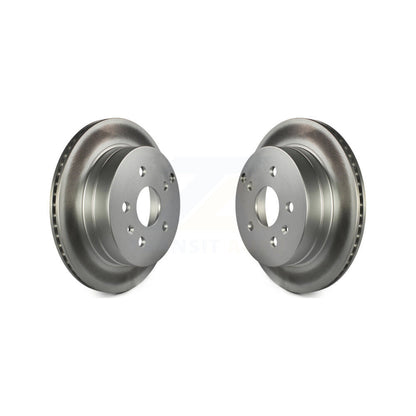 Coated Disc Brake Rotors Rear Pair For 2010-2017 Chevrolet Equinox GMC Terrain