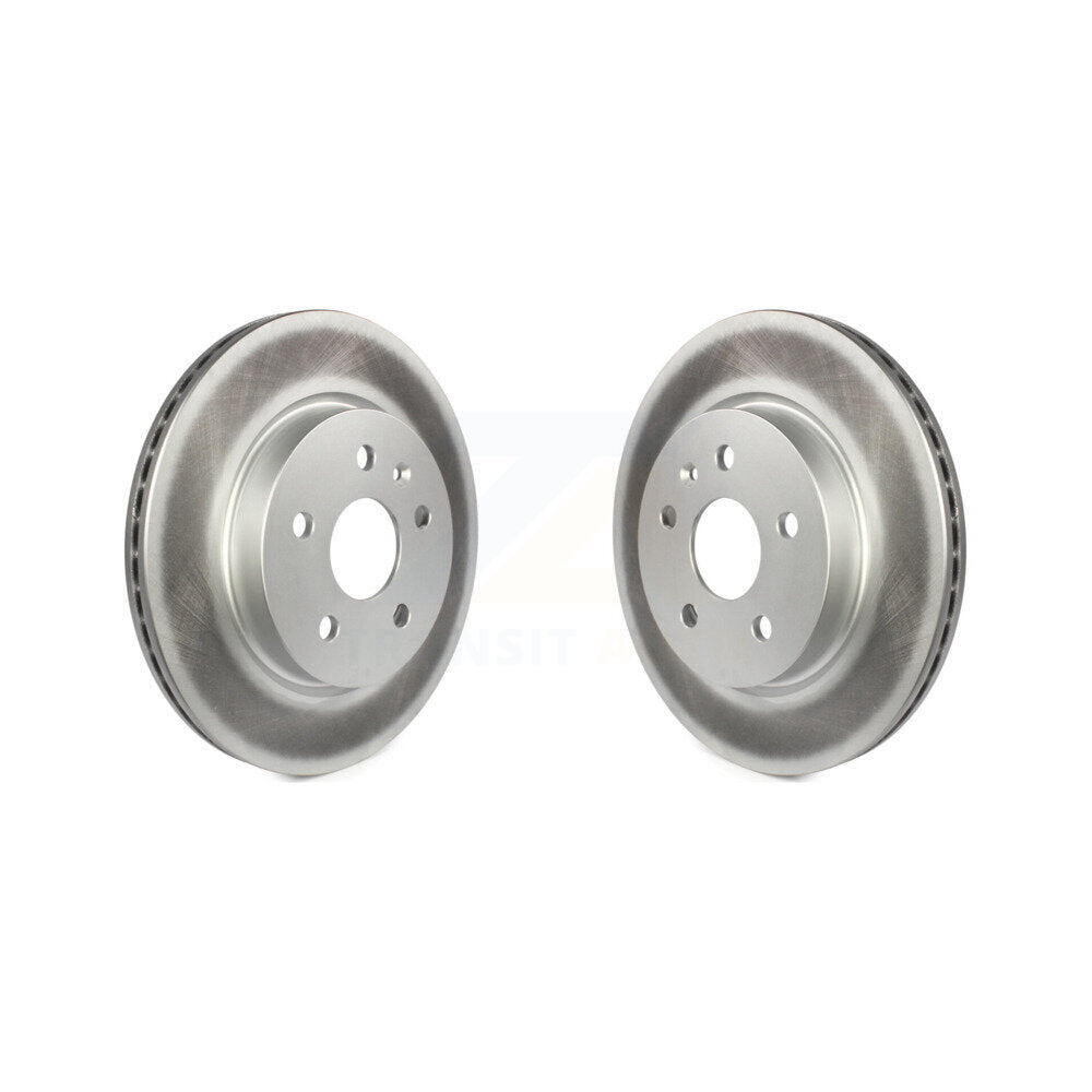 Coat Brake Rotor Rear Pair For Chevrolet Buick Malibu Impala Camaro LaCrosse CT5