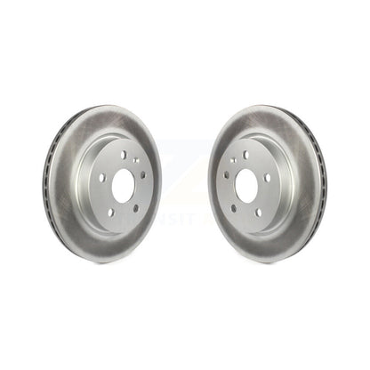 Coat Brake Rotor Rear Pair For Chevrolet Buick Malibu Impala Camaro LaCrosse CT5