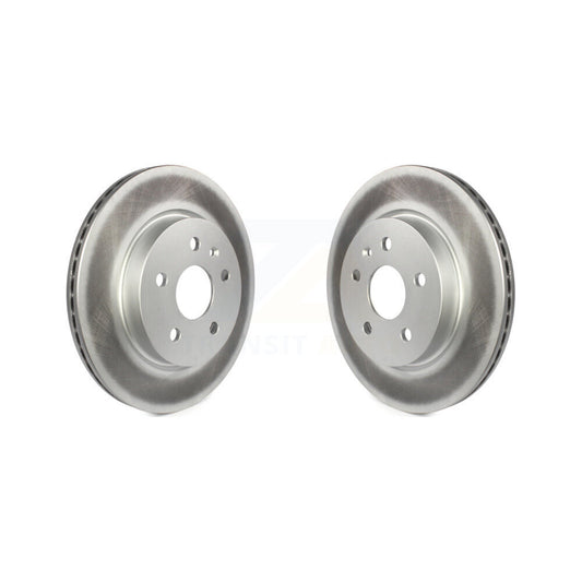 Coat Brake Rotor Rear Pair For Chevrolet Buick Malibu Impala Camaro LaCrosse CT5