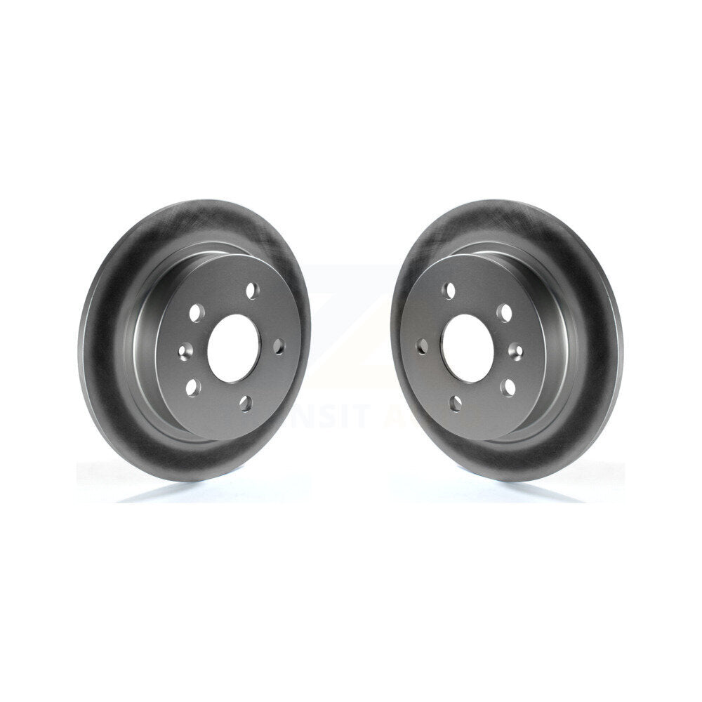 Coated Brake Rotors Rear Pair For Chevrolet Malibu Buick Regal LaCrosse Limited