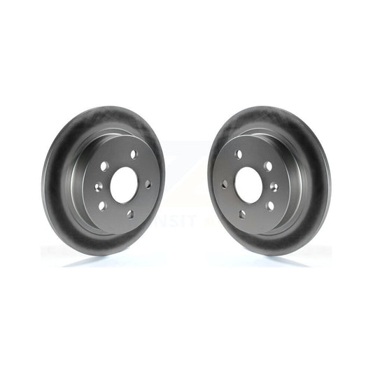 Coated Brake Rotors Rear Pair For Chevrolet Malibu Buick Regal LaCrosse Limited