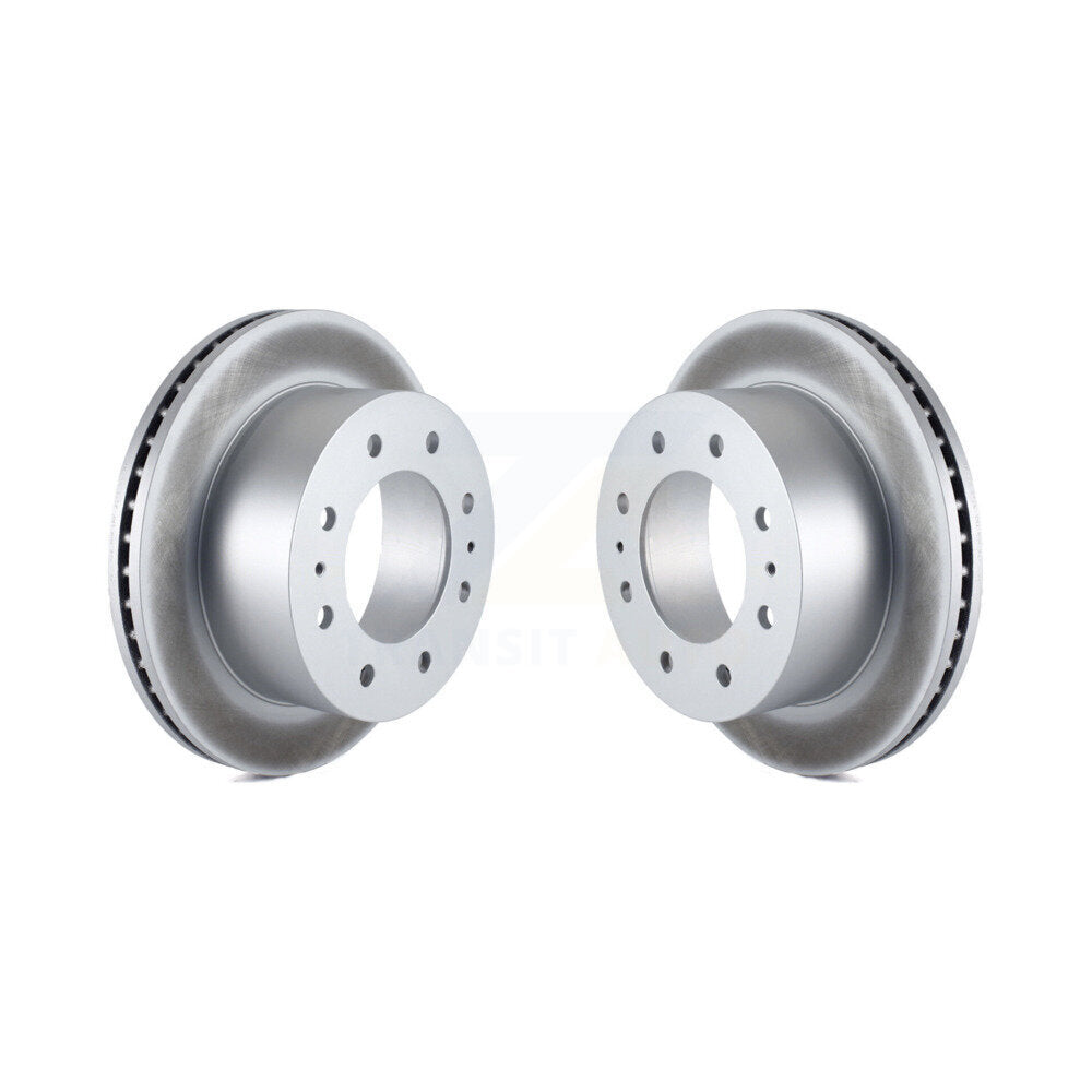 Coat Brake Rotors Rear Pair For Chevrolet GMC Sierra 2500 HD Silverado 3500 1500