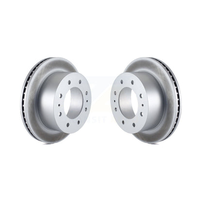 Coat Brake Rotors Rear Pair For Chevrolet GMC Sierra 2500 HD Silverado 3500 1500