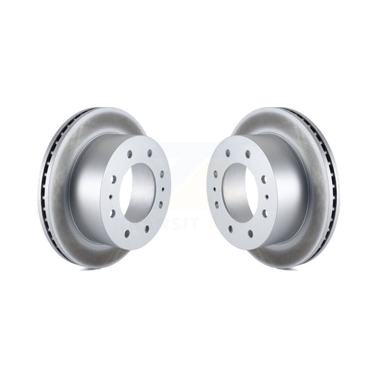 Coat Brake Rotors Rear Pair For Chevrolet GMC Sierra 2500 HD Silverado 3500 1500