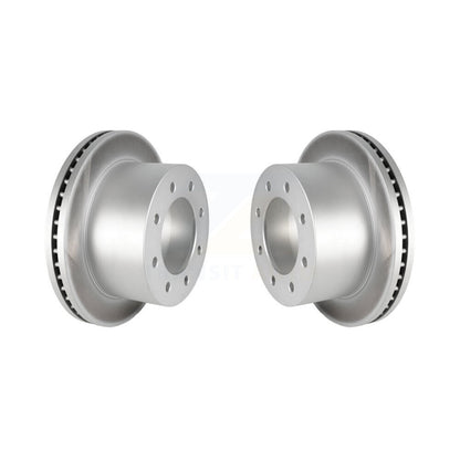 Coat Brake Rotors Rear Pair For 2011-2019 GMC Sierra 3500 HD Chevrolet Silverado