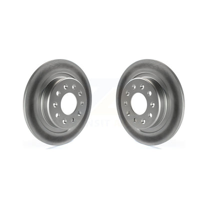 Coat Brake Rotors Rear Pair For Chevrolet Equinox GMC Terrain Malibu Buick Regal