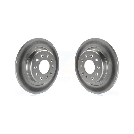 Coat Brake Rotors Rear Pair For Chevrolet Equinox GMC Terrain Malibu Buick Regal