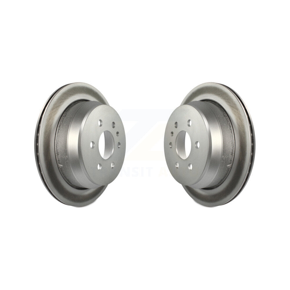 Coated Disc Brake Rotors Rear Pair For 2015-2020 Chevrolet Colorado GMC Canyon