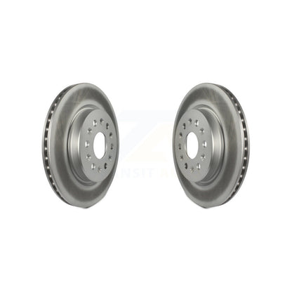 Coat Brake Rotor Rear Pair For Chevrolet Cadillac XT5 Traverse GMC Acadia Blazer
