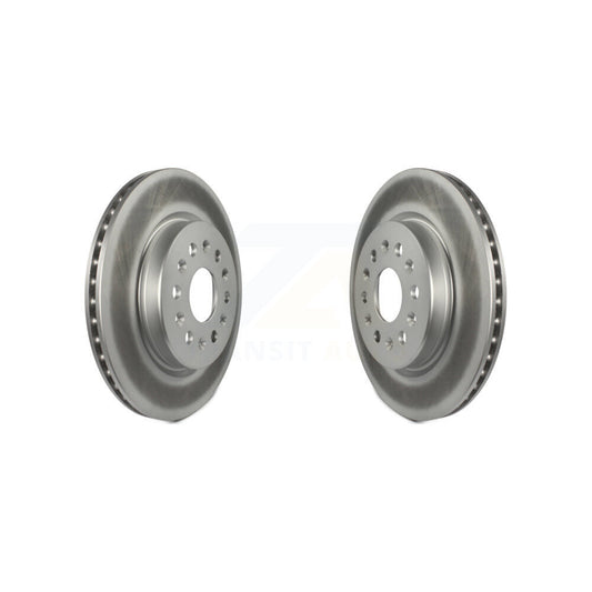 Coat Brake Rotor Rear Pair For Chevrolet Cadillac XT5 Traverse GMC Acadia Blazer