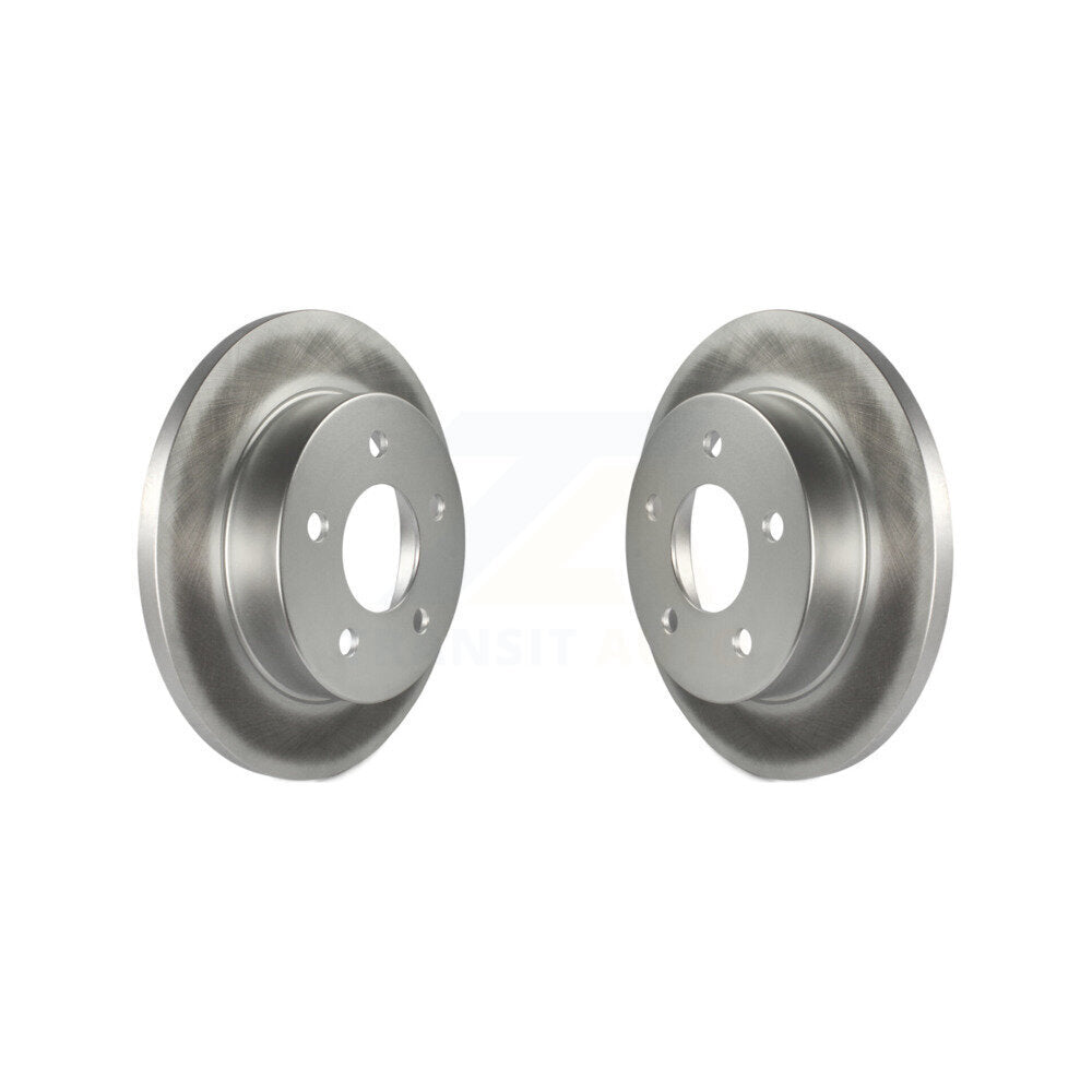 Coated Disc Brake Rotors Rear Pair For Ford Mustang
