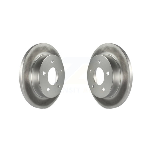 Coated Disc Brake Rotors Rear Pair For Ford Mustang