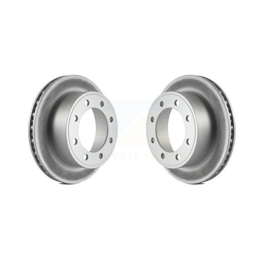 Coat Brake Rotors Rear Pair For Ford E-350 Super Duty E-250 Econoline Club Wagon