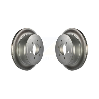 Coated Disc Brake Rotors Rear Pair For Ford F-150 Lincoln Mark LT