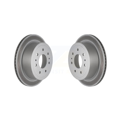 Coated Disc Brake Rotors Rear Pair For Ford F-150 Lincoln Mark LT