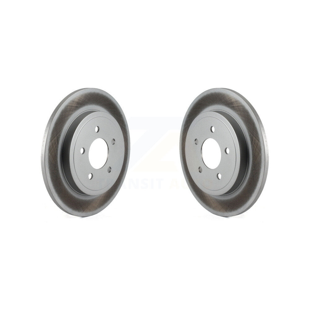 Coated Disc Brake Rotors Rear Pair For Ford Escape Mazda Tribute Mercury Mariner