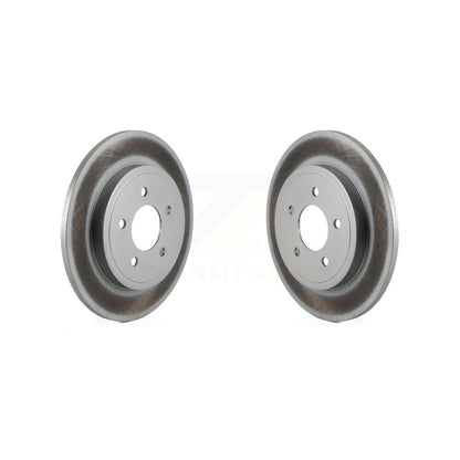 Coated Disc Brake Rotors Rear Pair For Ford Escape Mazda Tribute Mercury Mariner