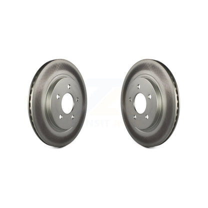 Coated Disc Brake Rotors Rear Pair For Ford Mustang