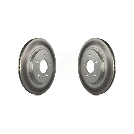 Coated Disc Brake Rotors Rear Pair For Ford Mustang