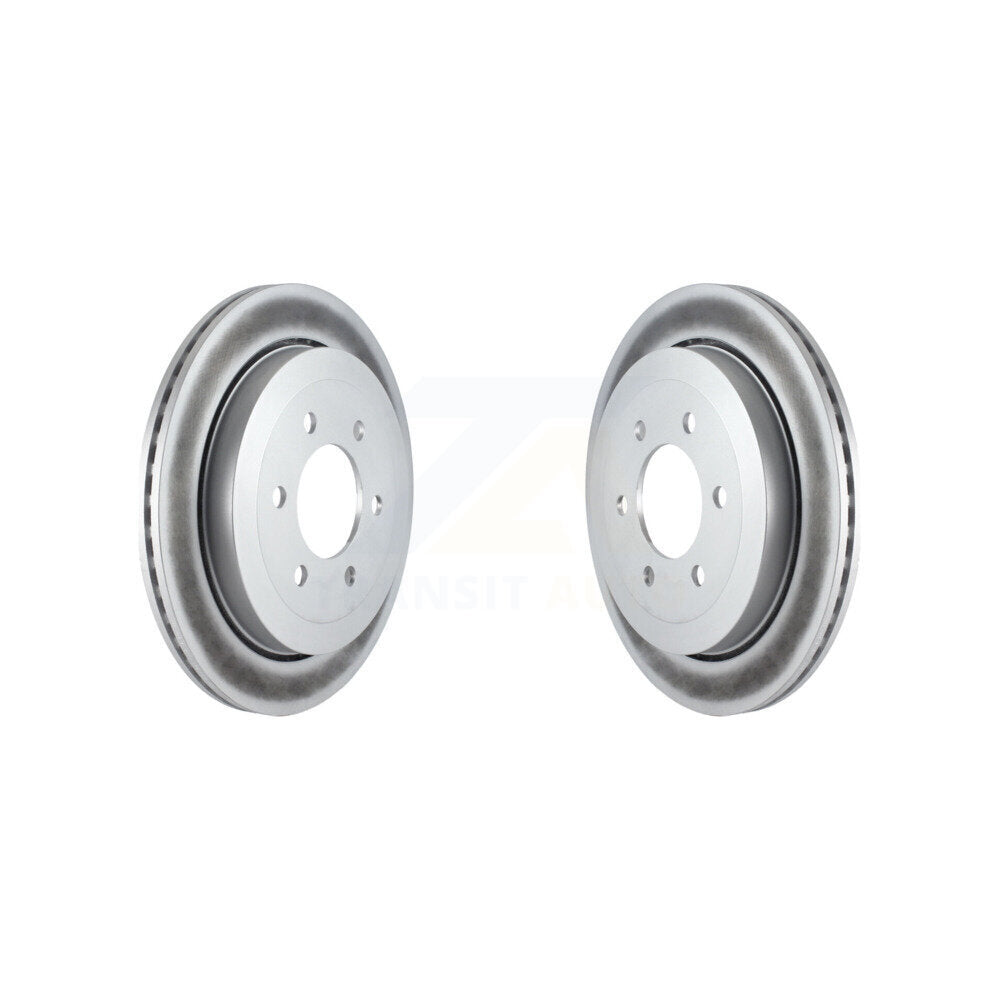 Coat Disc Brake Rotors Rear Pair For 2007-2017 Ford Expedition Lincoln Navigator