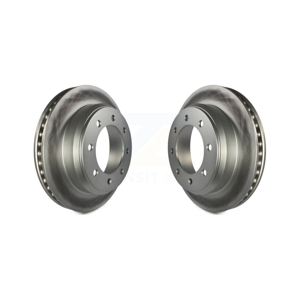 Coat Disc Brake Rotors Rear Pair For Ford E-350 Super Duty E-250 E-150 Econoline