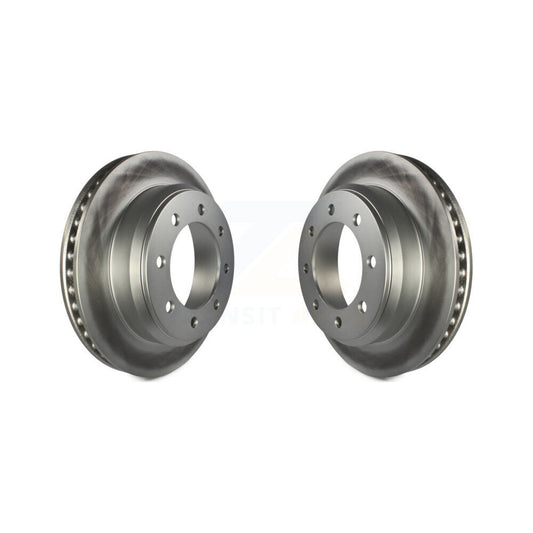 Coat Disc Brake Rotors Rear Pair For Ford E-350 Super Duty E-250 E-150 Econoline