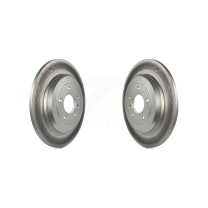 Coat Brake Rotor Rear Pair For Ford Explorer Edge Flex Lincoln Taurus MKX Five X