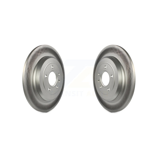 Coat Brake Rotor Rear Pair For Ford Explorer Edge Flex Lincoln Taurus MKX Five X