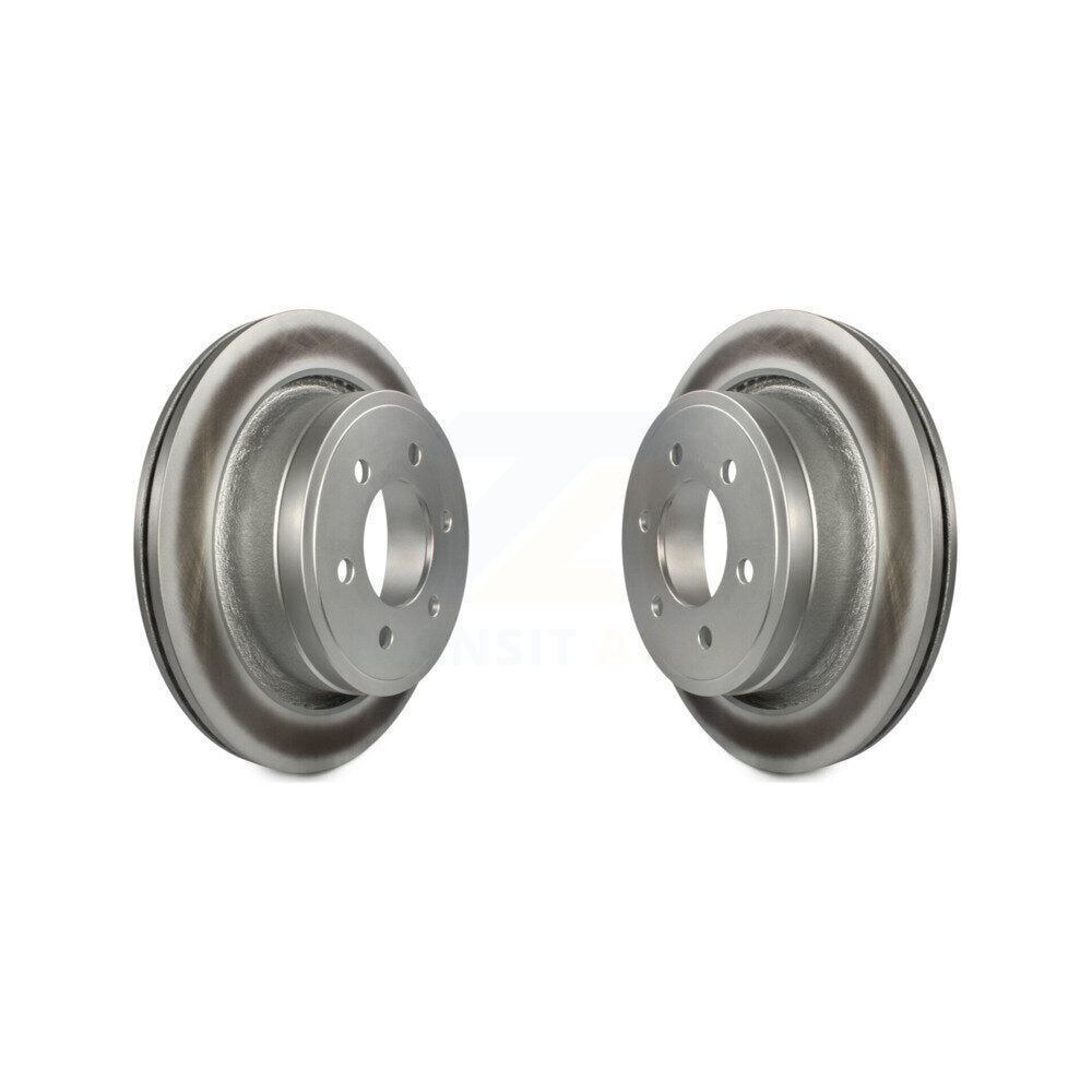Coated Disc Brake Rotors Rear Pair For Ford F-150