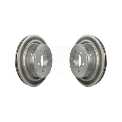 Coated Disc Brake Rotors Rear Pair For Ford F-150