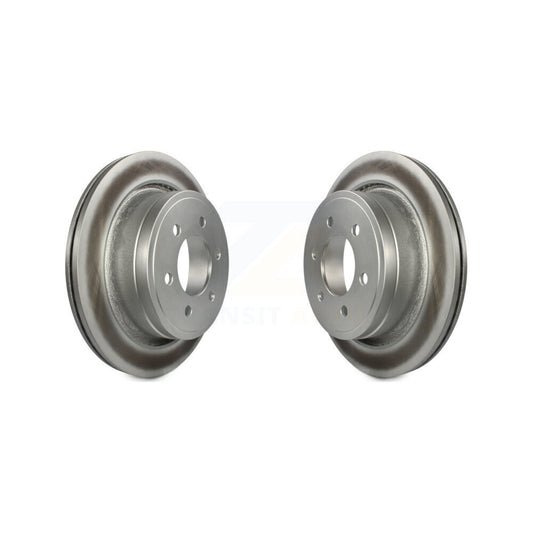 Coated Disc Brake Rotors Rear Pair For Ford F-150