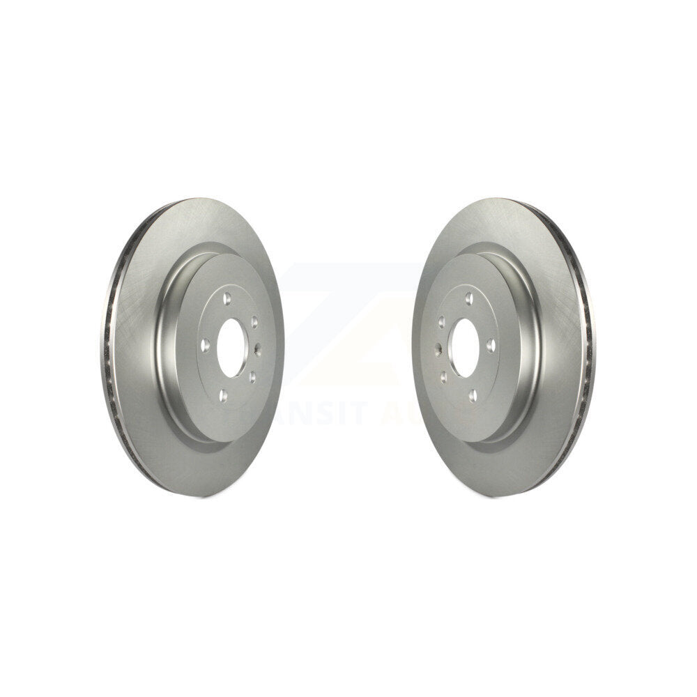 Coat Brake Rotors Rear Pair For Ford Explorer Flex Taurus Police Interceptor MKT