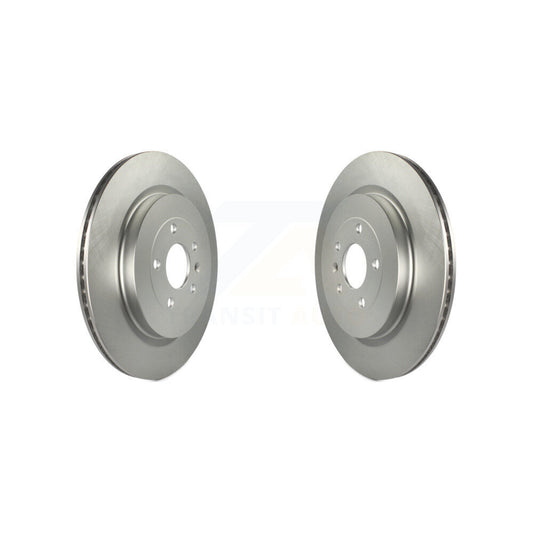 Coat Brake Rotors Rear Pair For Ford Explorer Flex Taurus Police Interceptor MKT