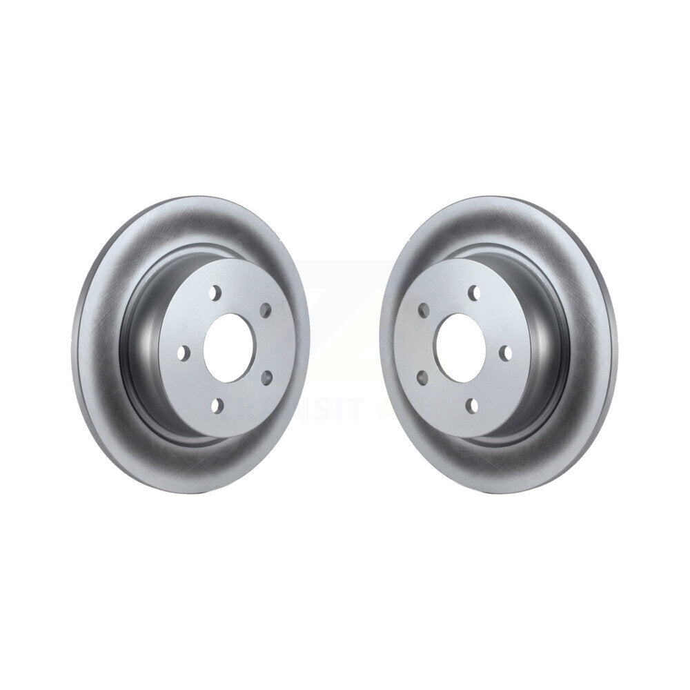 Coated Disc Brake Rotors Rear Pair For Ford Escape Transit Connect C-Max