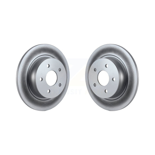 Coated Disc Brake Rotors Rear Pair For Ford Escape Transit Connect C-Max
