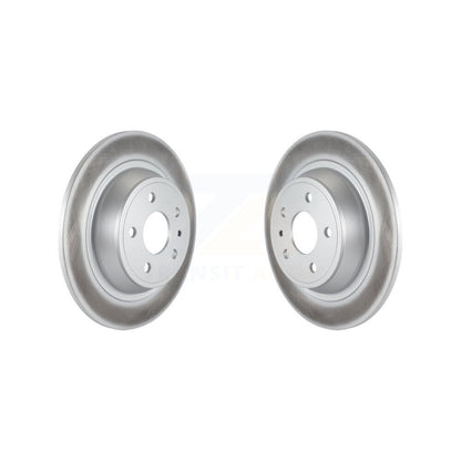 Coated Disc Brake Rotors Rear Pair For Ford Fusion Lincoln MKZ