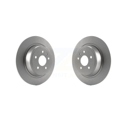 Coated Disc Brake Rotors Rear Pair For Ford Escape Fusion Lincoln MKC MKX MKZ