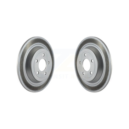 Coated Disc Brake Rotors Rear Pair For Ford Mustang